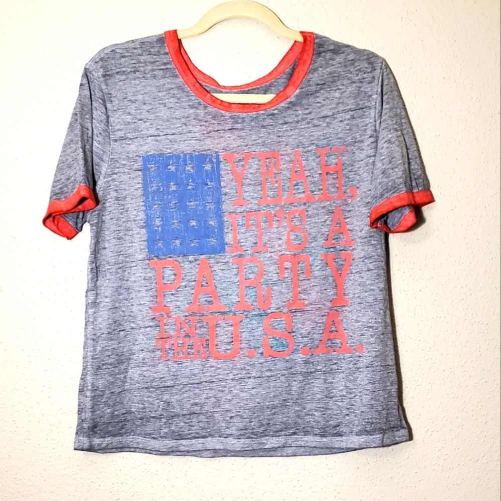 Miley Cyrus Lyric It's a Party In The USA Sz 2x